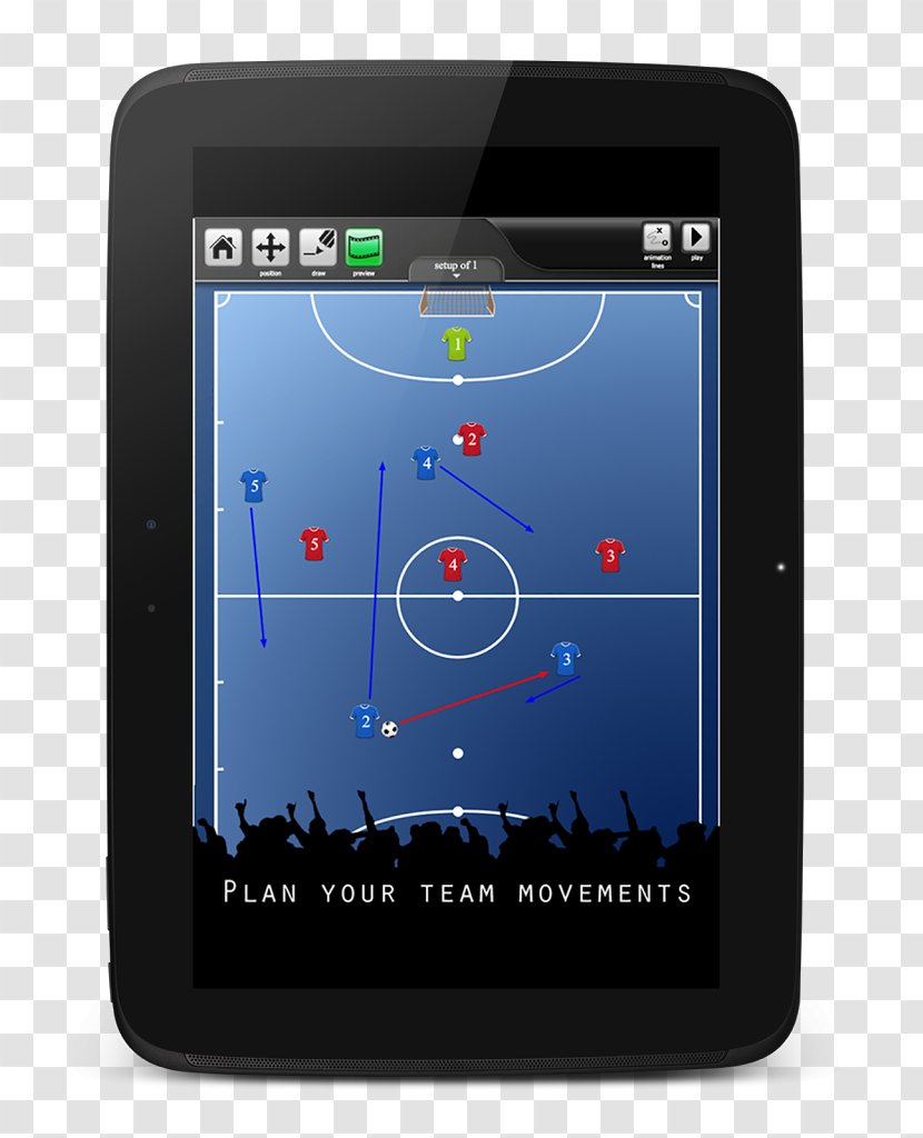 Smartphone Handheld Devices Display Device Tablet Computers - Technology - Soccer Coach Transparent PNG
