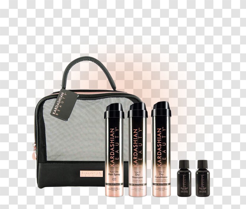 Kardashian Beauty Haircare Travel Kit Black Seed Oil Rejuvenating Shampoo Hair Care Conditioner - Cosmetics - Silk Press Flat Iron Transparent PNG