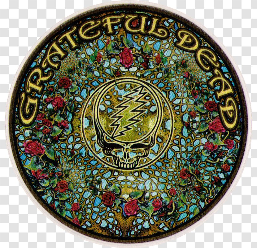 Grateful Dead Music Mandala Art Sticker - Decal Transparent PNG