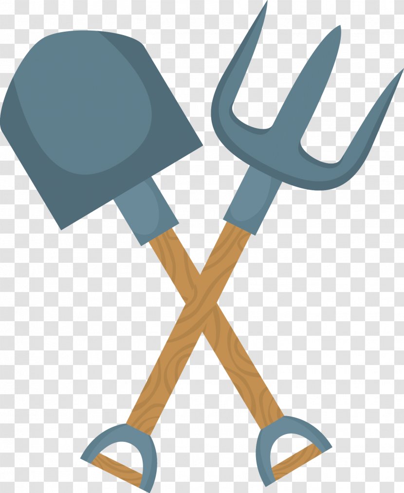 Farmer Icon - Scalable Vector Graphics - Shovel Iron Fork Transparent PNG