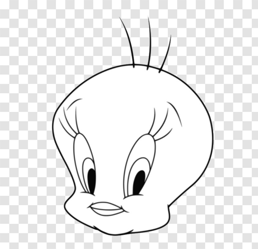 Tweety Sylvester Coloring Book Clip Art - Silhouette - Animation Transparent PNG