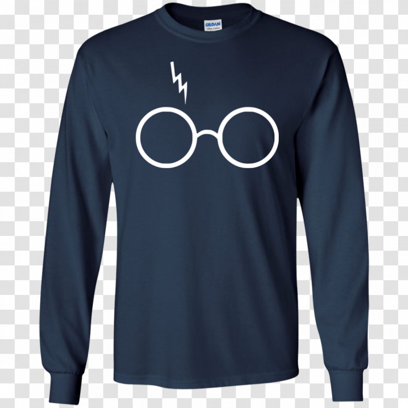 Long-sleeved T-shirt Hoodie Clothing - Casual - Harry Porter Glasses Transparent PNG