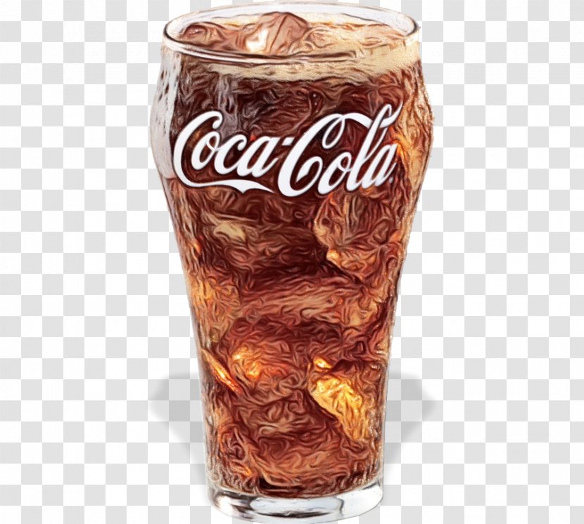 Coke Can Background - Cola - Carbonated Soft Drinks Pint Glass Transparent PNG