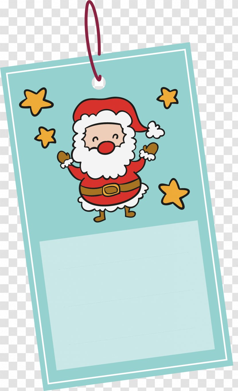 Santa Claus Christmas Clip Art - Oblong Transparent PNG
