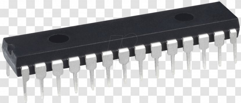 Atmel AVR ATmega328 Dual In-line Package Microcontroller - Arduino - Newark Element14 Transparent PNG