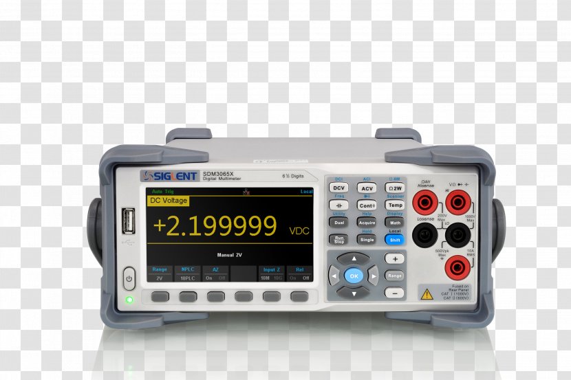 Digital Multimeter Storage Oscilloscope Electronics - Medical Equipment Transparent PNG