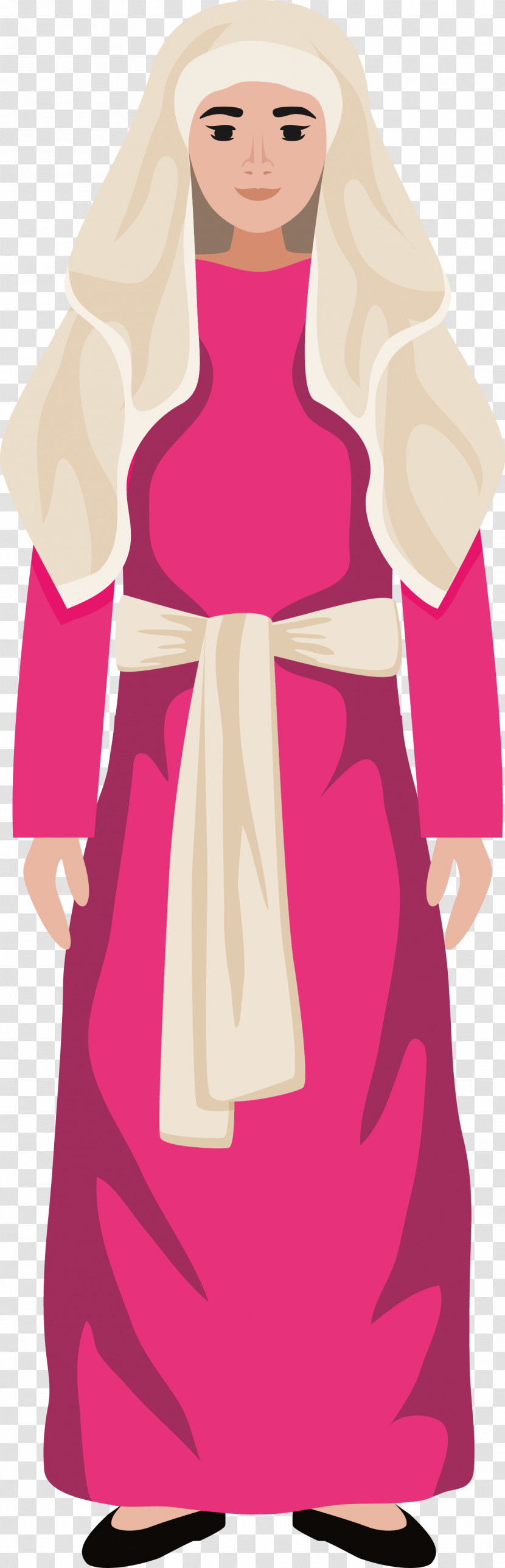 Human Hair Color Clothing Character Pink M Color Transparent PNG