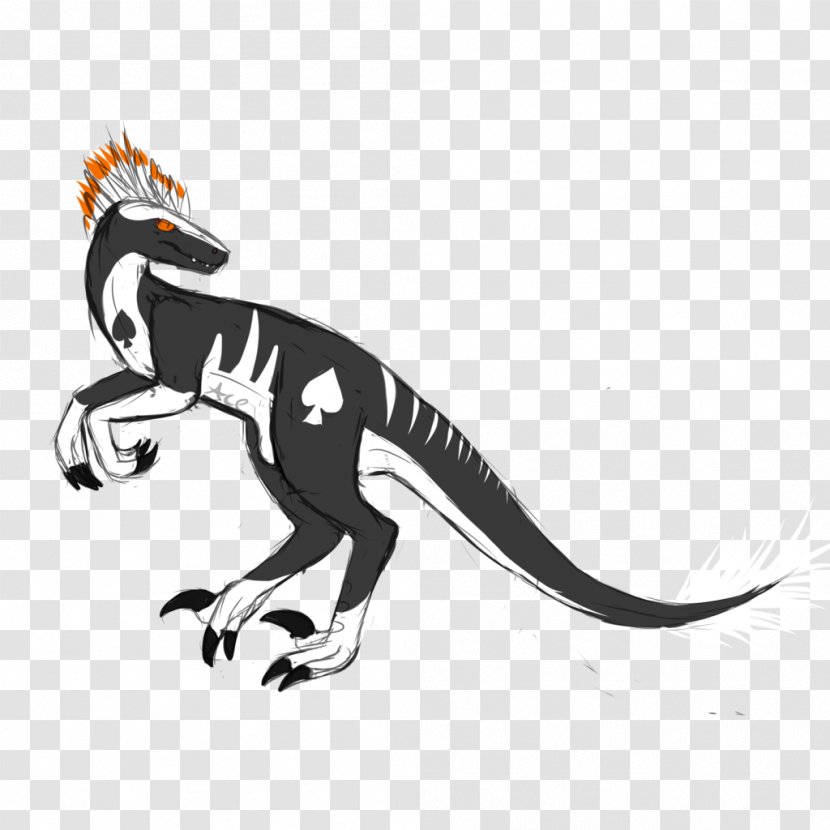 Velociraptor Tyrannosaurus Character Clip Art - Tail Transparent PNG