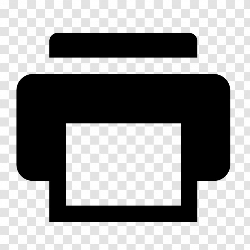 Rectangle Font - Black - Coin Transparent PNG
