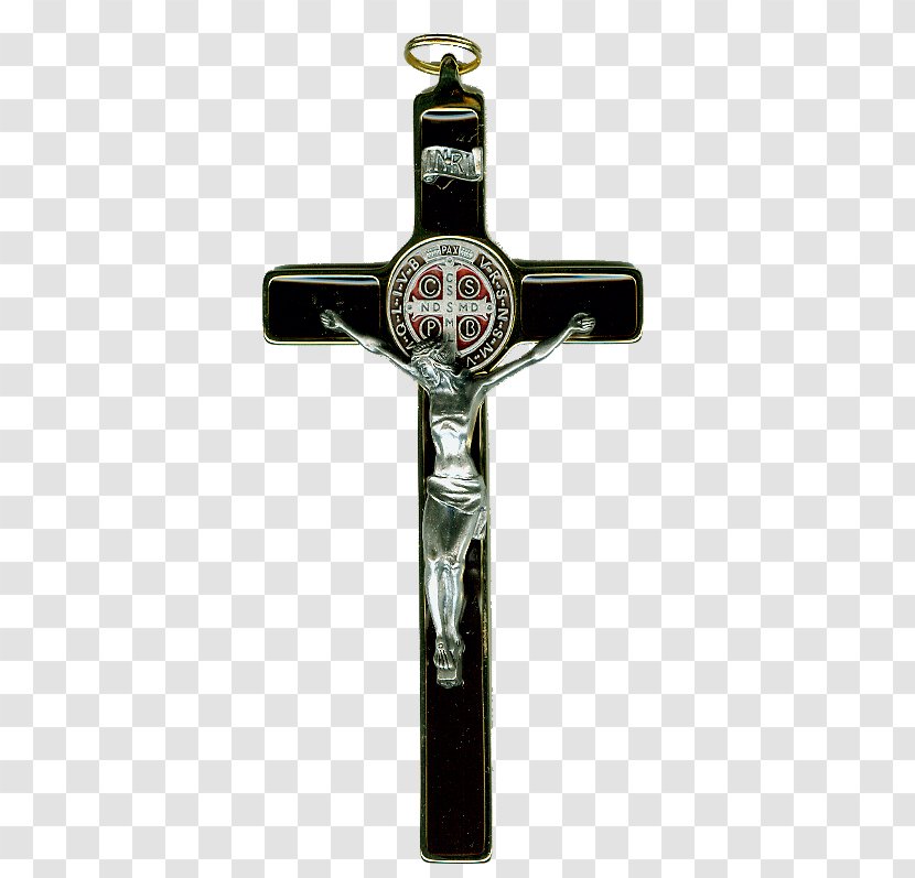 Crucifix Christian Cross Saint Benedict Medal Symbol - Sign Of The - Transparent Transparent PNG