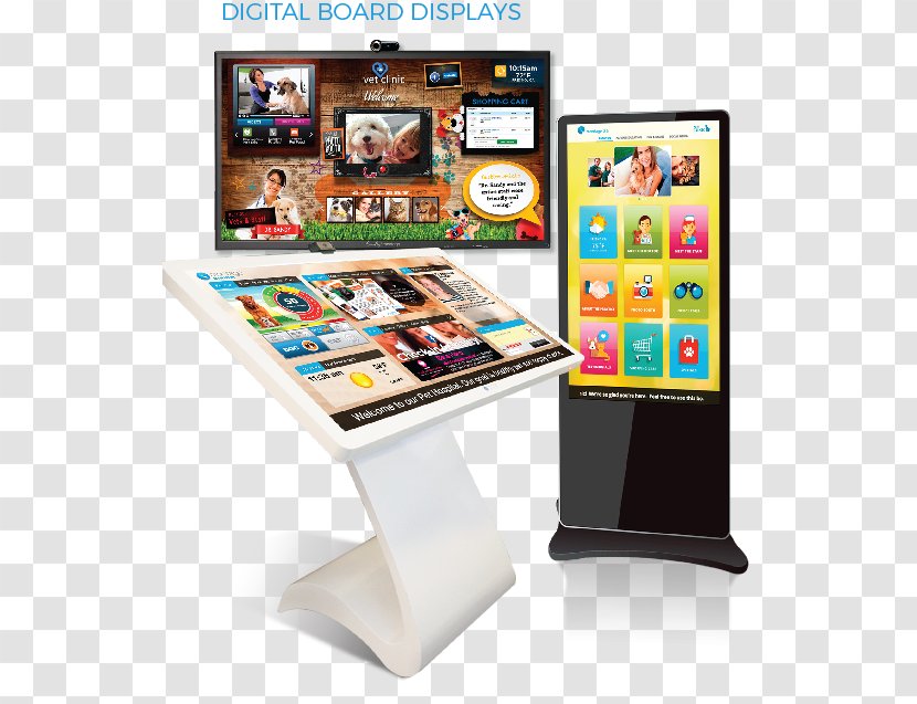 Marketing Communications Interactive Kiosks Design And Technology Advertising - Display Device Transparent PNG