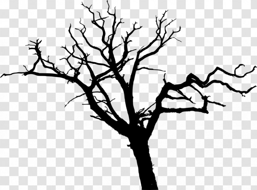 Silhouette Drawing Tree Clip Art - Trunk Transparent PNG