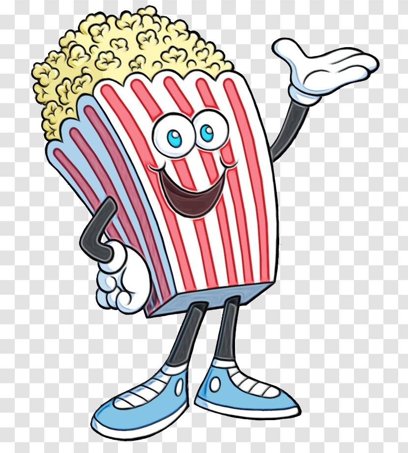 Popcorn Cartoon - Drawing - Pleased Photography Transparent PNG