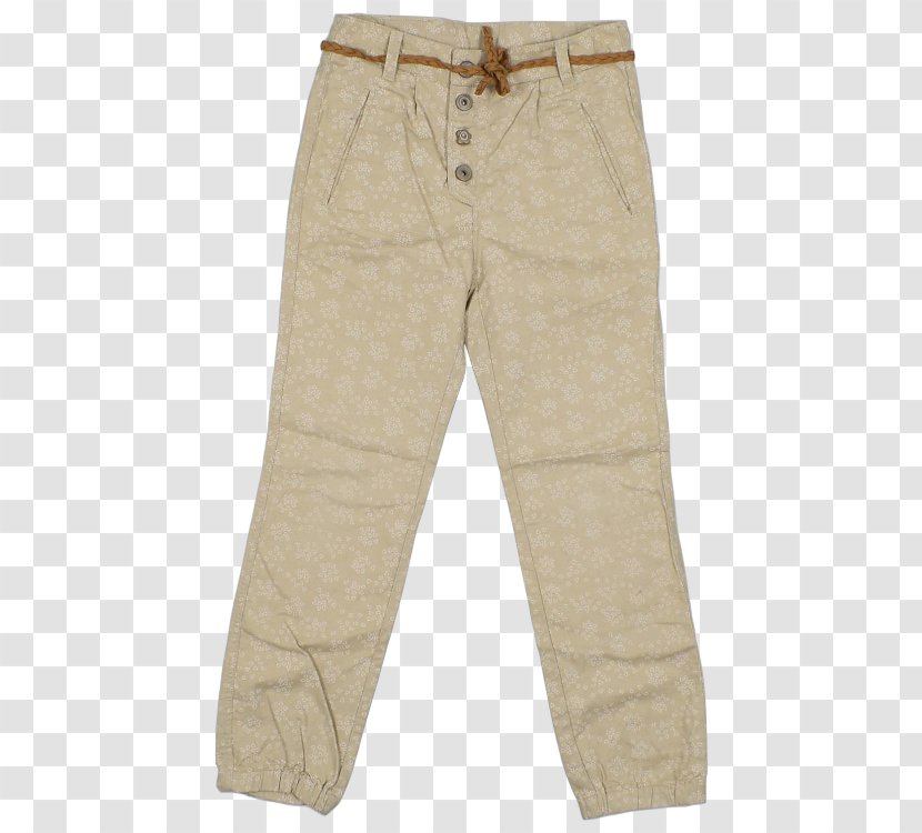 T-shirt Jeans Pants Celana Chino Khaki - Trousers - Beige Transparent PNG