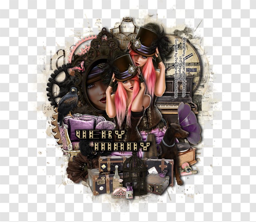 Purple - Games - Steampunk Goth Transparent PNG