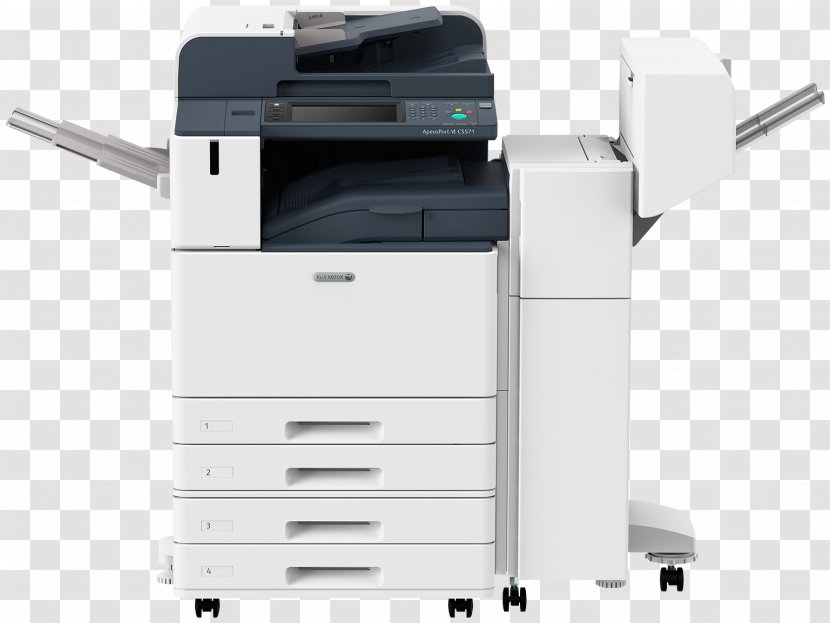 Fuji Xerox Photocopier Multi-function Printer - Inkjet Printing - Mid-copy Transparent PNG
