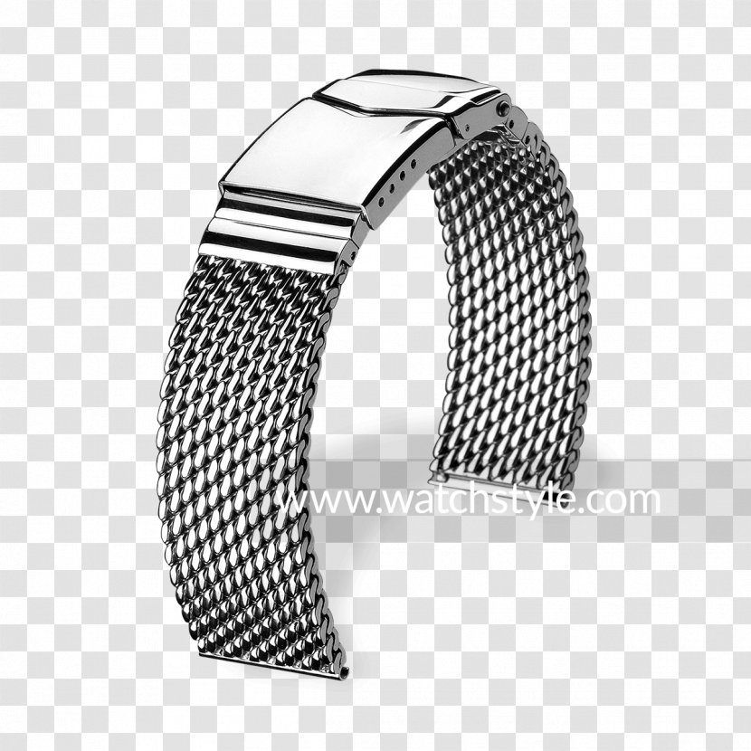 Veal Milanese Watch Strap Steel Mesh - Milan Transparent PNG