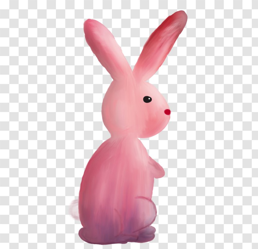Easter Bunny Rabbit - Pink Transparent PNG
