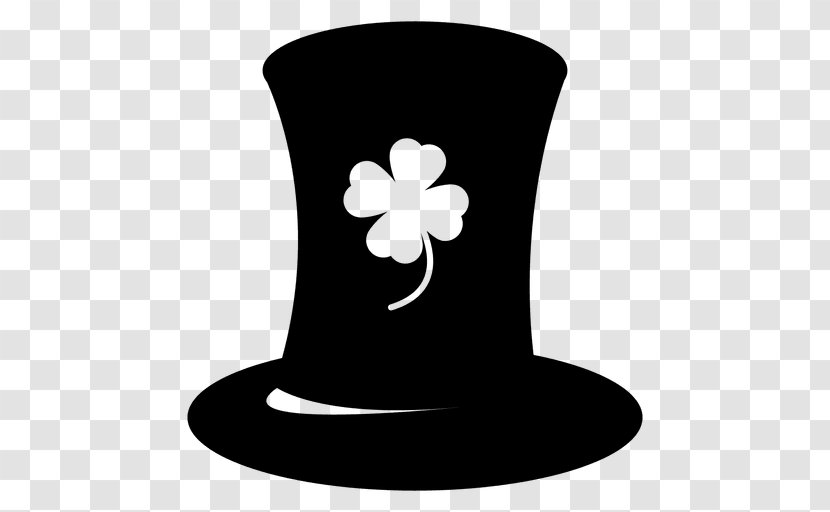 Paddy - Hat - Black And White Transparent PNG