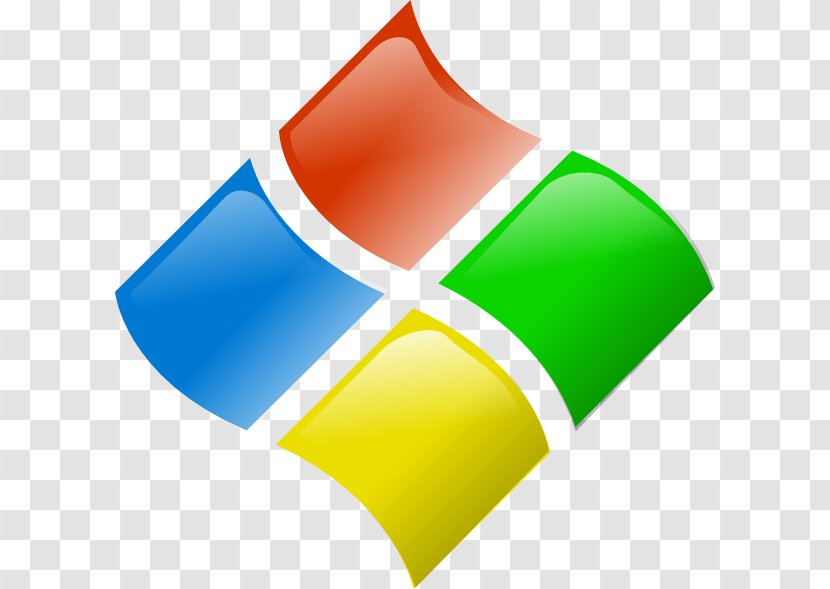 Logo Windows 7 Clip Art - Yellow - Microsoft Transparent PNG