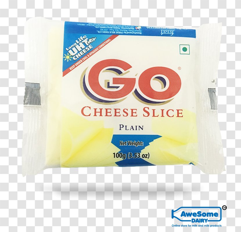 Goat Cheese Milk Processed Cream - Cheddar - Slice Transparent PNG