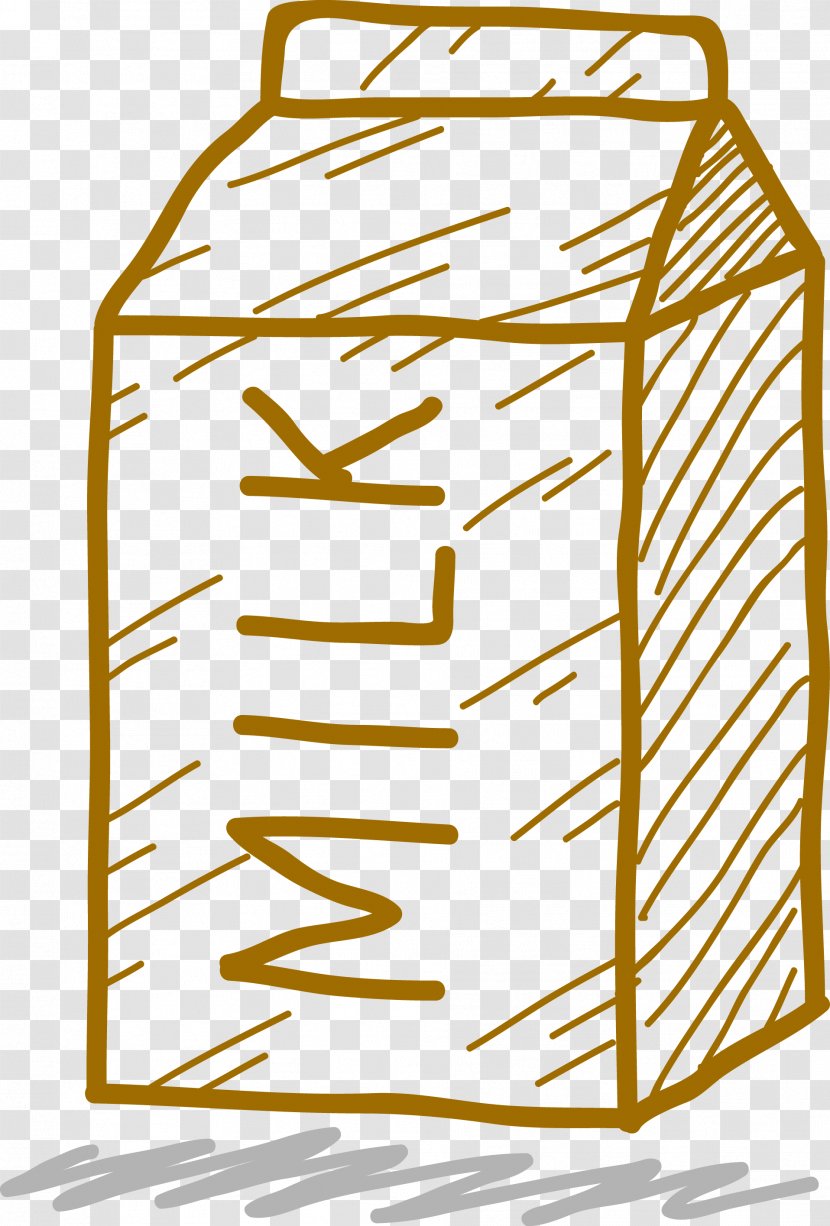 Chocolate Milk Cartoon - Drawing - Hand-painted Transparent PNG