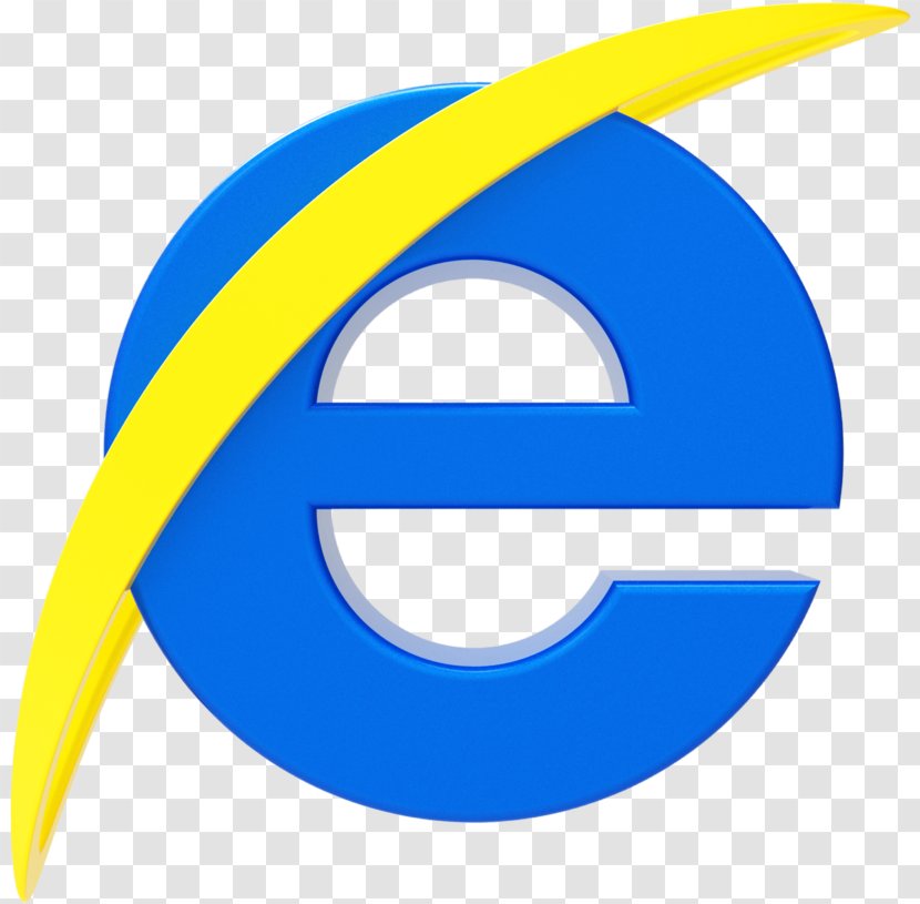 Internet Logo - Electric Blue - Symbol Transparent PNG