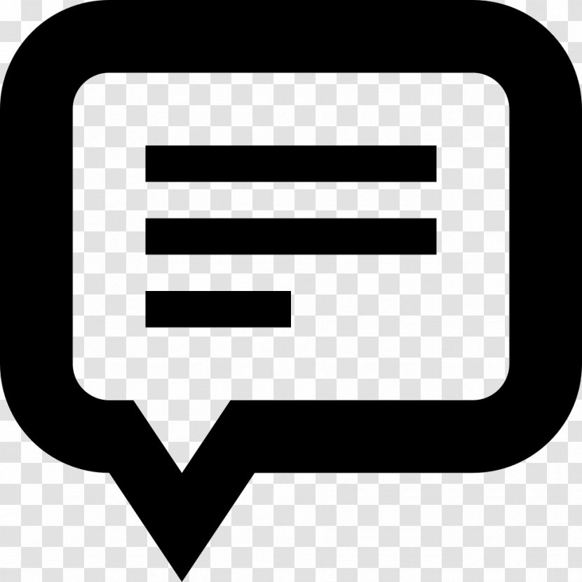 Iconfinder - Black And White - Text Icon Transparent PNG