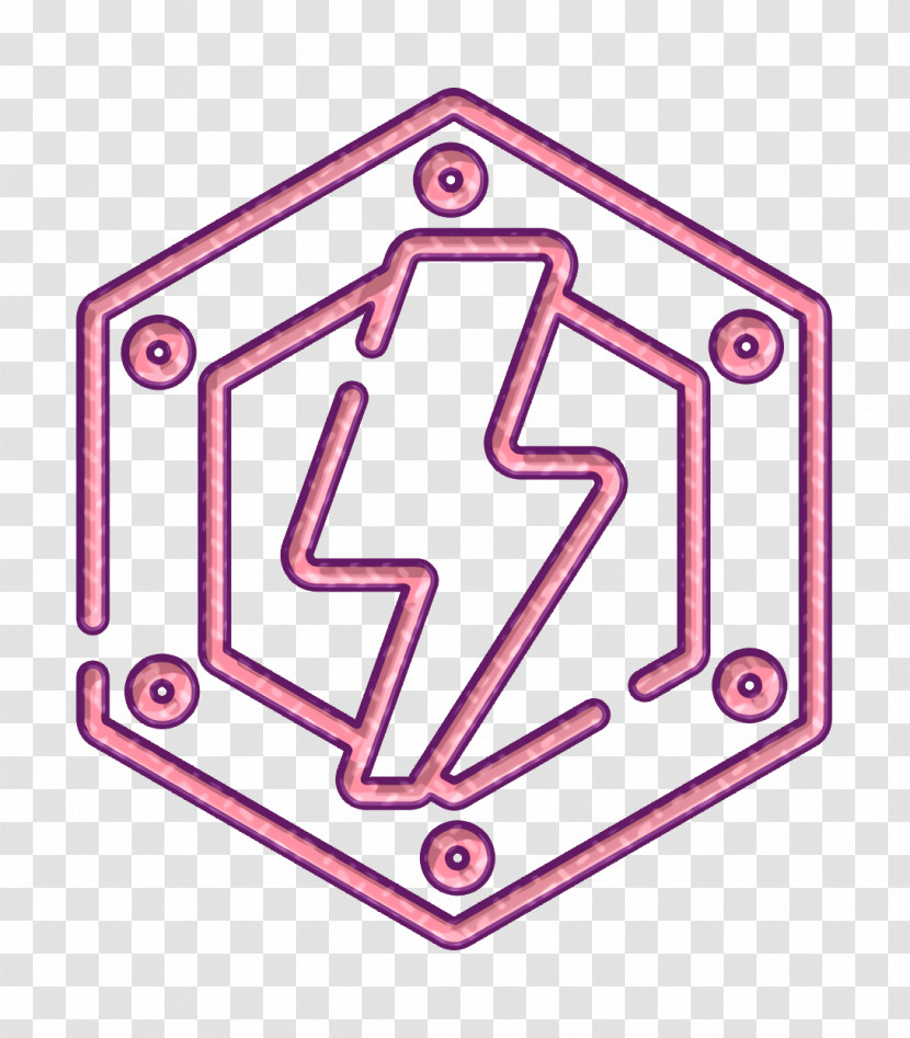 Electricity Icon Thunder Icon Industrial Process Icon Transparent PNG