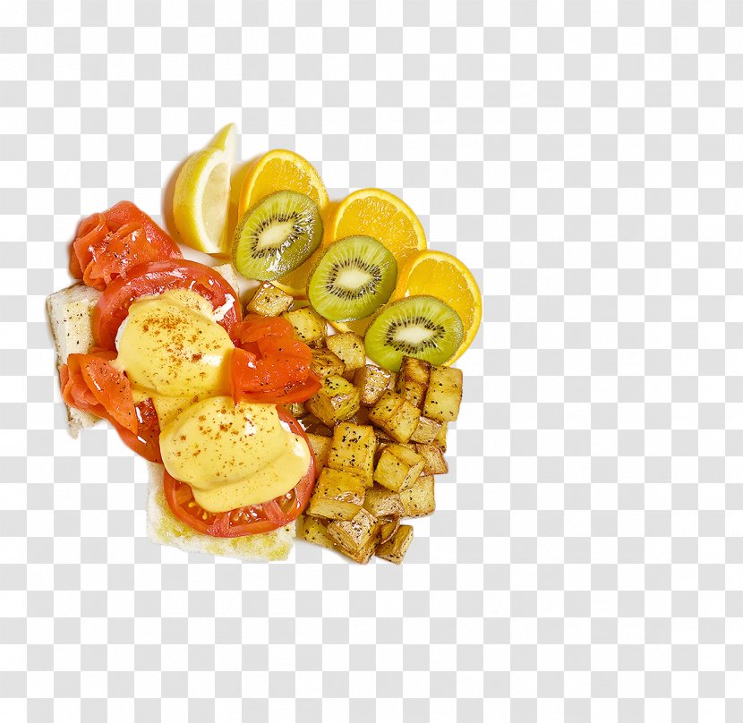 Vegetarian Cuisine Food Garnish Brunch Meal - Plate Transparent PNG