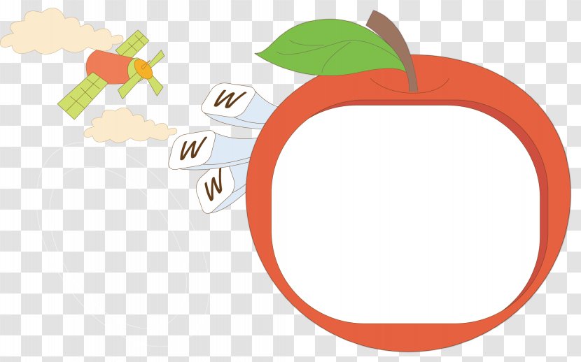 Cartoon Poster Drawing - Apple Background Promotional Material Transparent PNG
