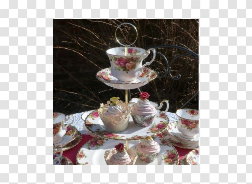 Porcelain Coffee Cup Tea Set Old Country Roses - Party - Cake Plate Transparent PNG