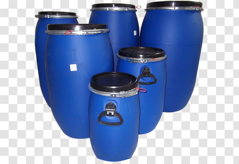 Plastic Drum High-density Polyethylene Barrel Transparent PNG