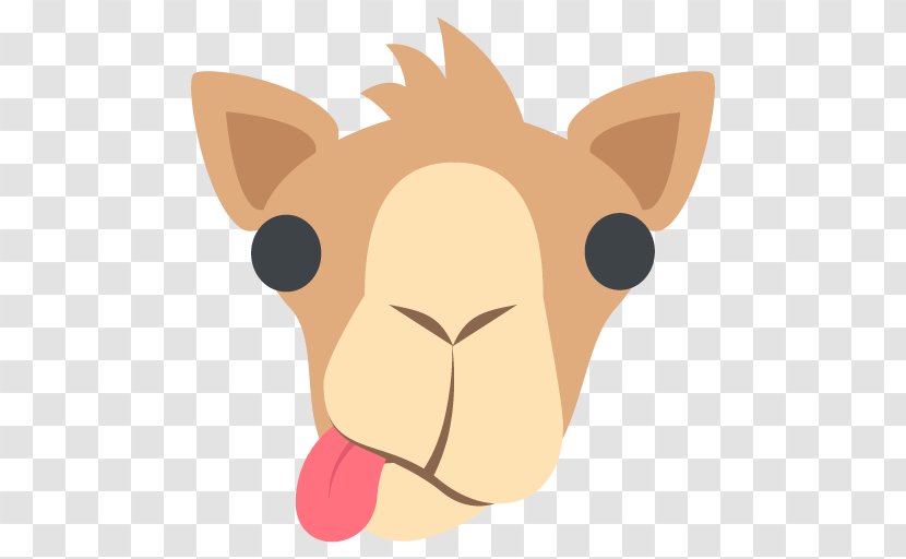 Dromedary Emojipedia Bactrian Camel Clip Art - Head - Elephant Rabbit Transparent PNG