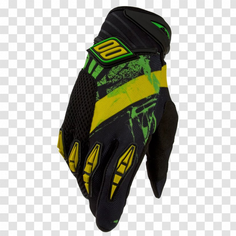 Yellow T-shirt Glove Enduro Motocross - Clothing Transparent PNG