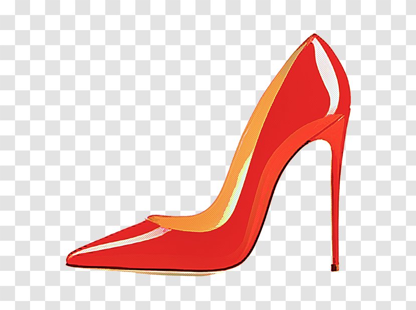 Peep-toe Shoe High-heeled Court Stiletto Heel - Orange Transparent PNG