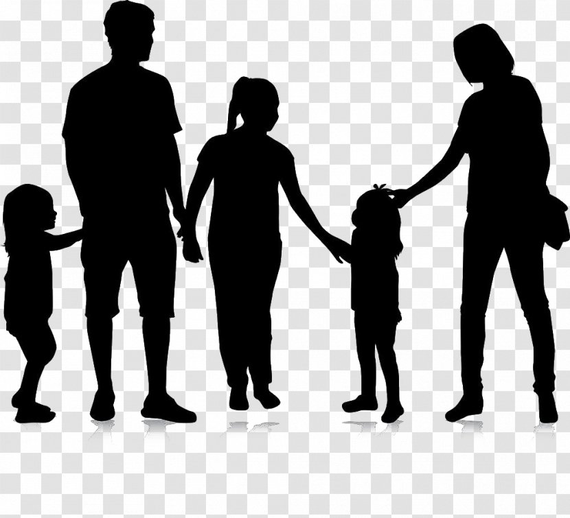 Silhouette Family Royalty-free Clip Art - Conversation Transparent PNG