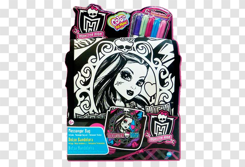 Monster High Messenger Bags Handbag Briefcase - Tote Bag Transparent PNG