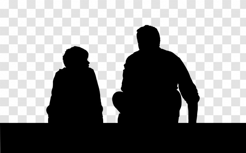 Father Son Child Silhouette Clip Art - Grandparent Transparent PNG