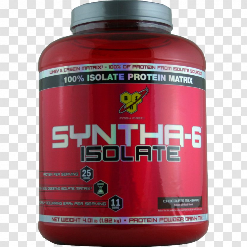 Dietary Supplement BSN Syntha-6 Edge Whey Protein Isolate - Nutrition - Think Thin Transparent PNG