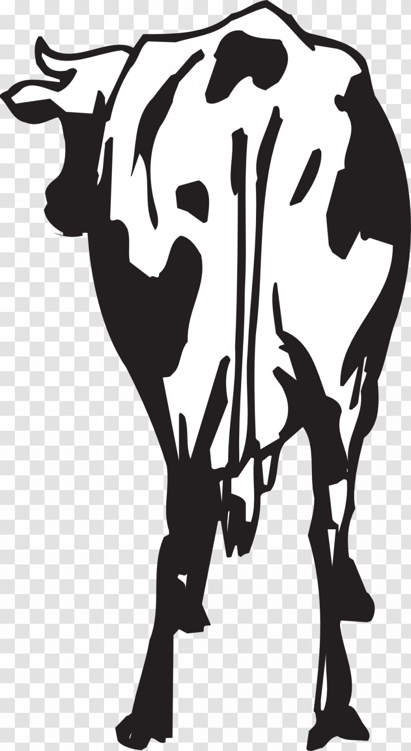 Dairy Cattle Dressed In Wires Clip Art - Grazing - Milk Transparent PNG