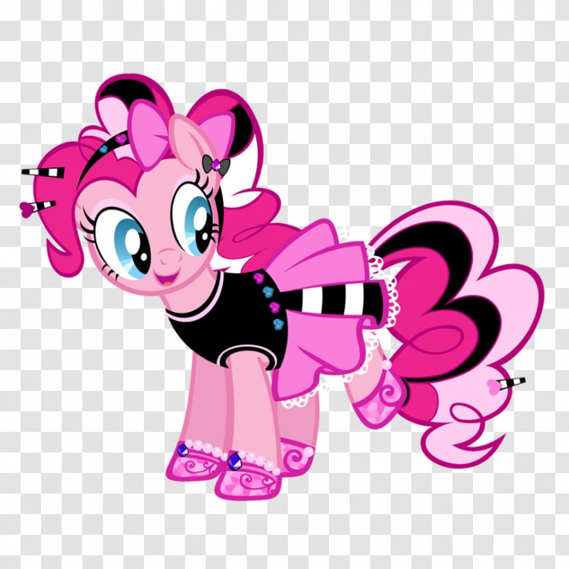 Pinkie Pie My Little Pony Twilight Sparkle Equestria - Silhouette Transparent PNG