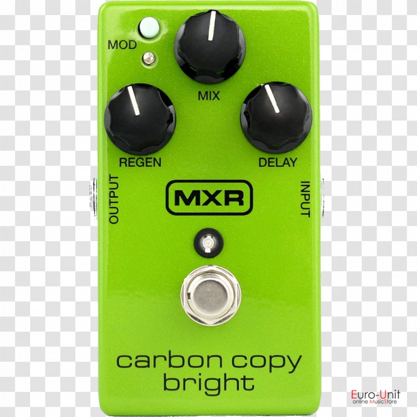 Effects Processors & Pedals Delay Dunlop MXR M169 Carbon Copy Electric Guitar - Flower Transparent PNG