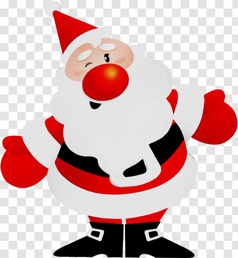 Santa Claus - Wet Ink Transparent PNG