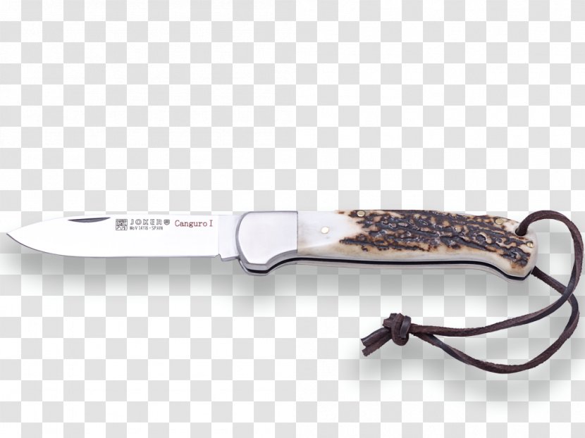 Bowie Knife Hunting & Survival Knives Utility Pocketknife - Red Deer Transparent PNG