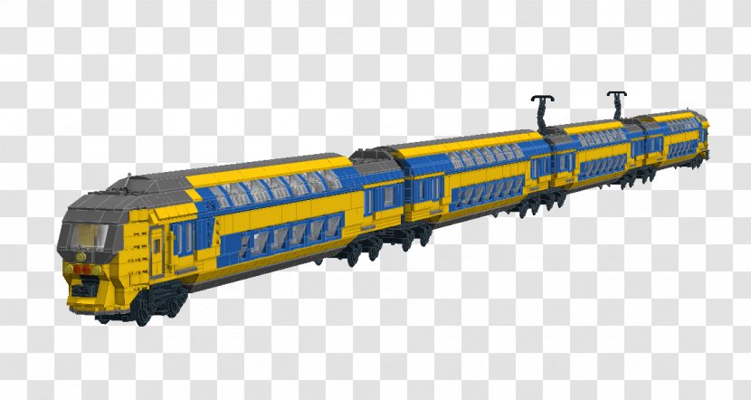 Lego Trains Passenger Car Railroad Rail Transport - Train Transparent PNG
