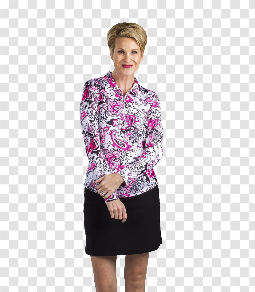 Blouse Jacket Pink M Dress Outerwear - Clothing - Gray Zipper Transparent PNG
