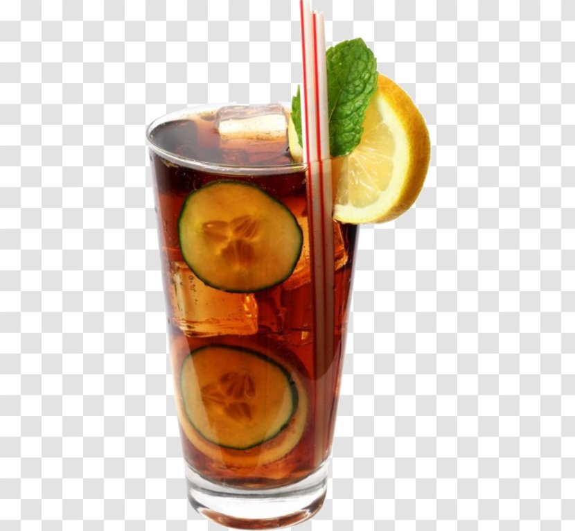 Rum And Coke Cocktail Garnish BowlingClub Wine - Non Alcoholic Beverage Transparent PNG