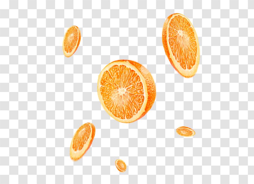 Clementine Mandarin Orange - Tangerine - Simple Lemon Floating Material Transparent PNG