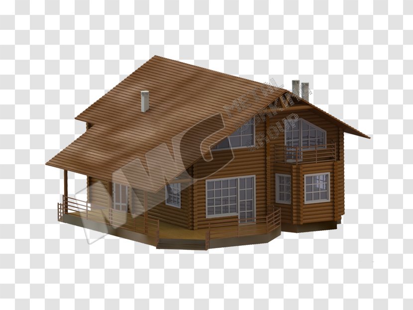 House Roof Facade Hut Log Cabin Transparent PNG